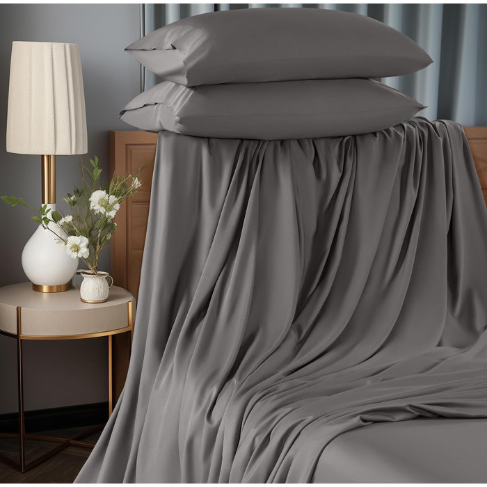 SONORO KATE Egyptian Cotton Percale Sheet Set Wayfair
